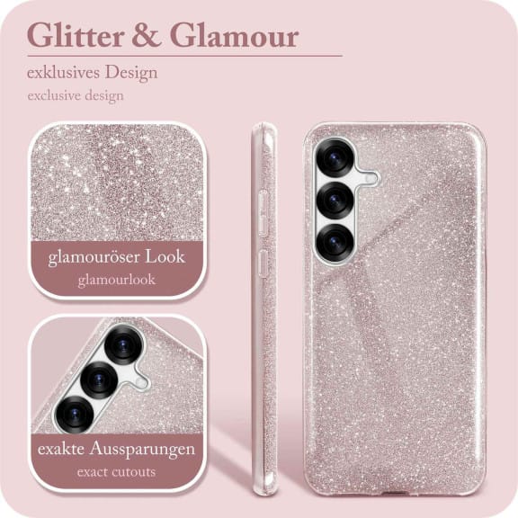 ONEFLOW Glitter Case Samsung Galaxy S25 mit Glitzer Look – Weiteres Produktbild 2 ONEFLOW Glitter Case Samsung Galaxy S25 mit Glitzer Look – Weiteres Produktbild 2