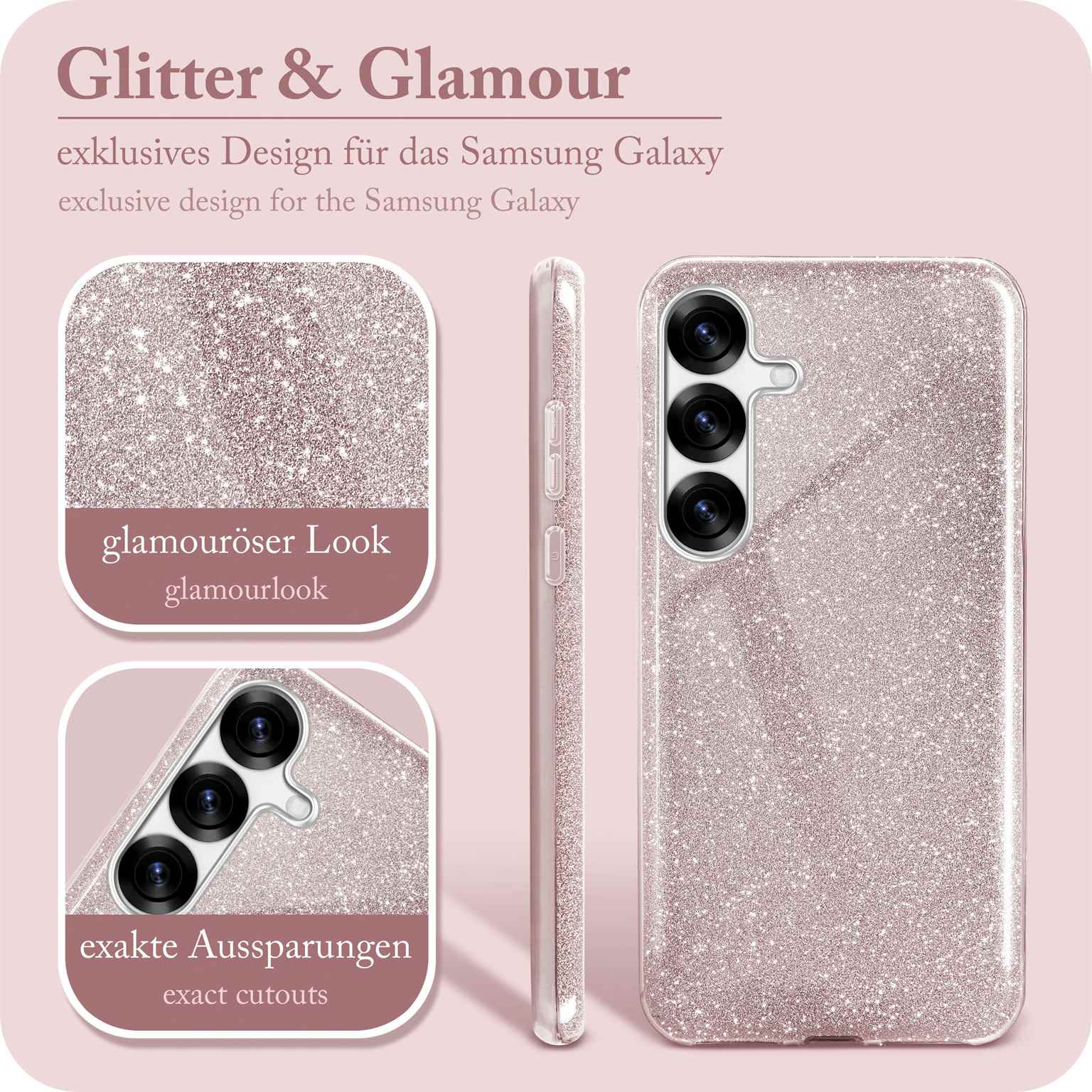 ONEFLOW Glitter Case Samsung Galaxy S25 mit Glitzer Look – Weiteres Produktbild 2