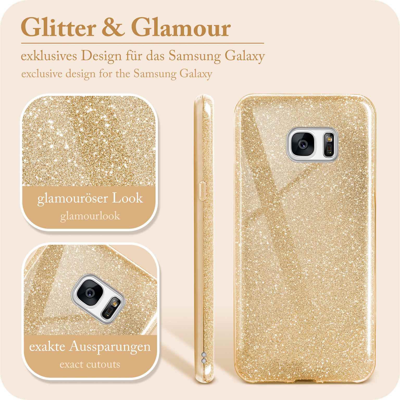 ONEFLOW Glitter Case Samsung Galaxy S7 mit Glitzer Look – Weiteres Produktbild 2