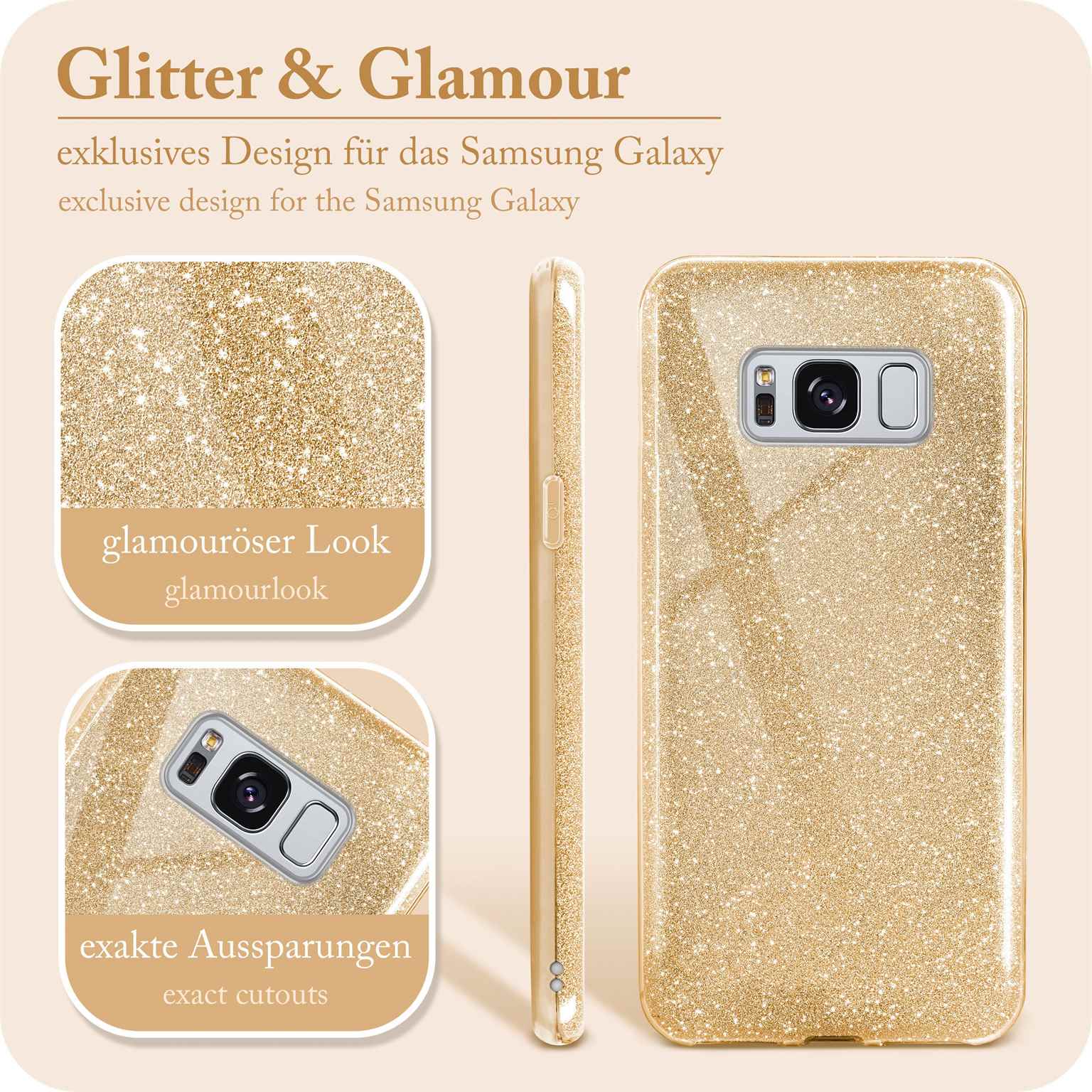 ONEFLOW Glitter Case Samsung Galaxy S8 mit Glitzer Look – Weiteres Produktbild 1