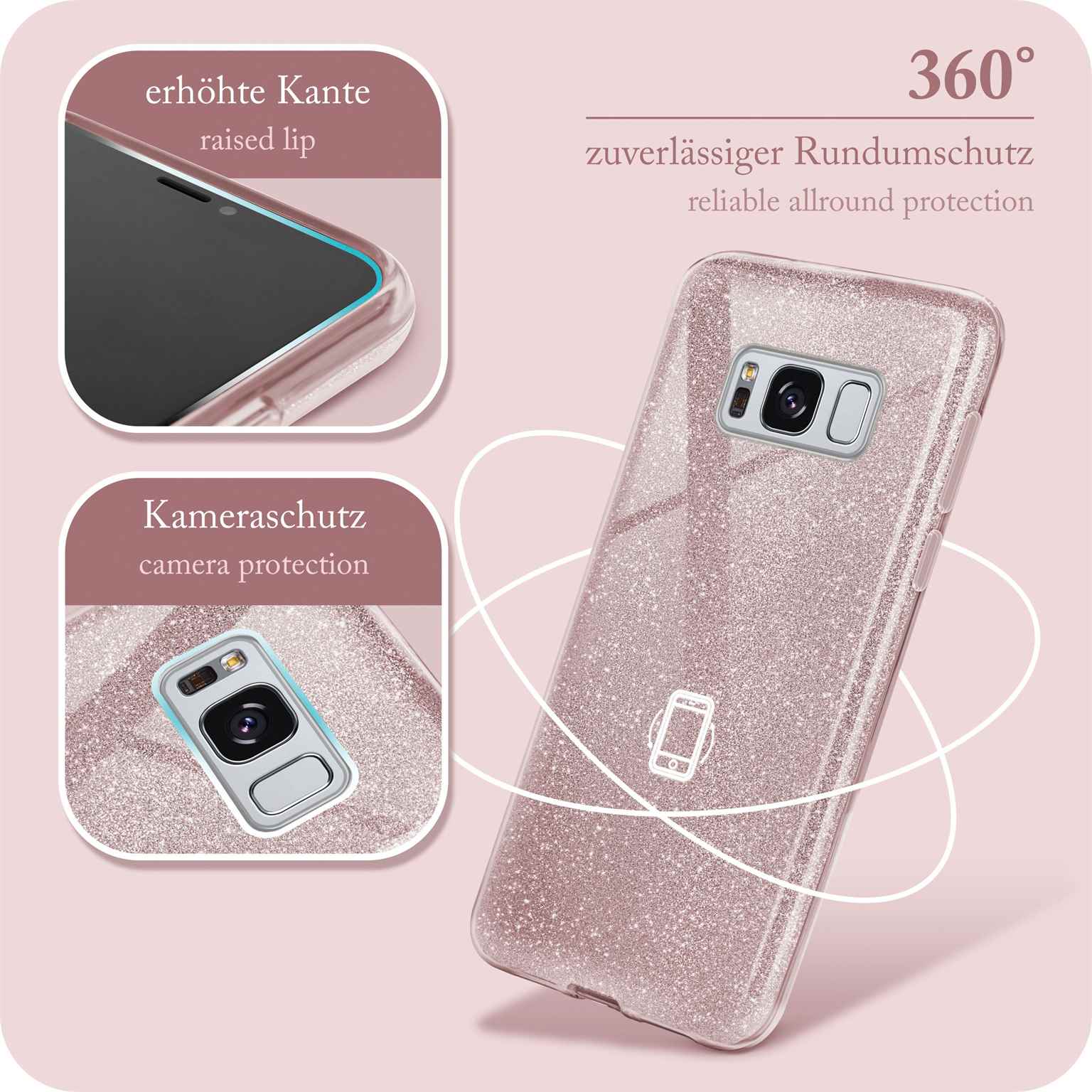 ONEFLOW Glitter Case Samsung Galaxy S8 mit Glitzer Look – Weiteres Produktbild 5