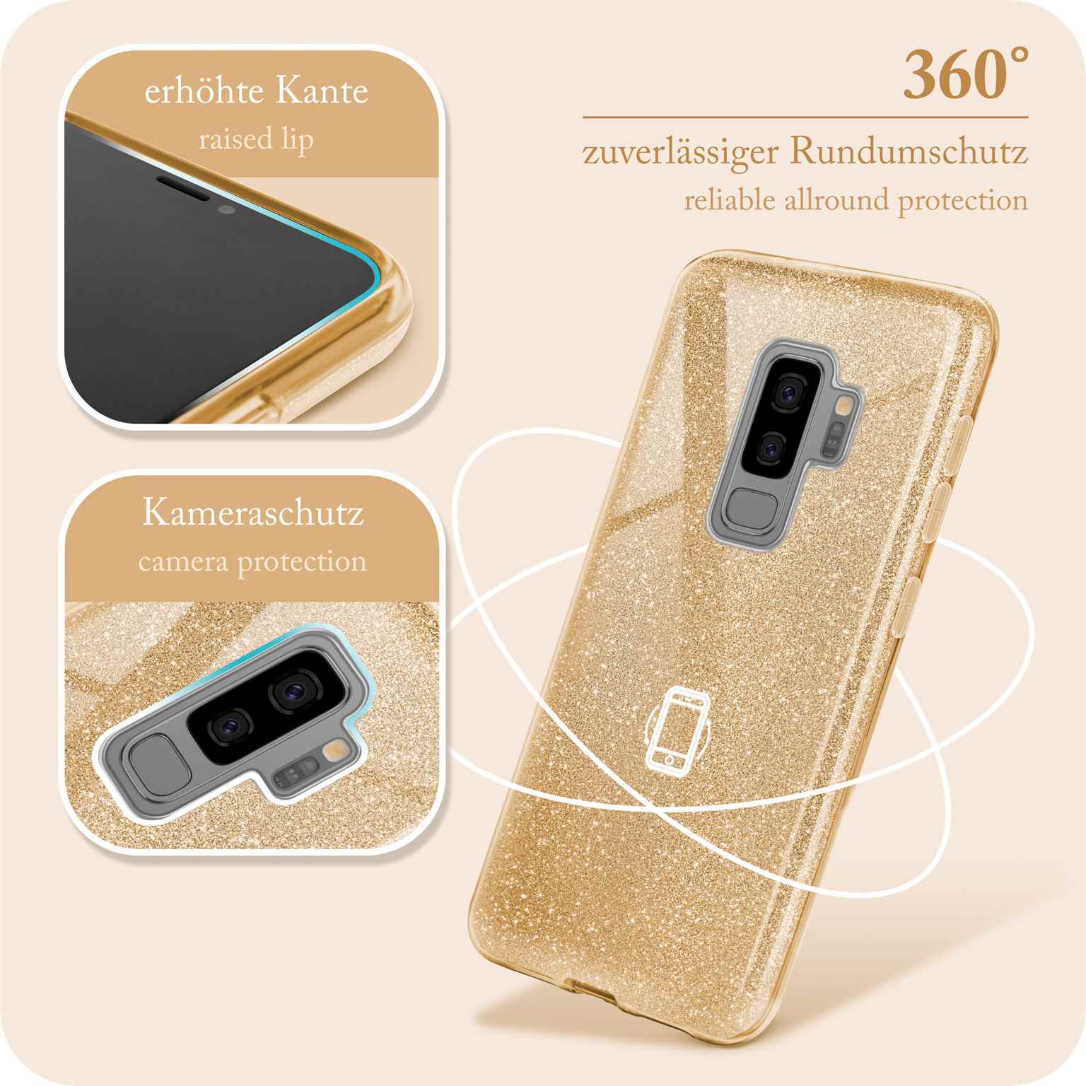 ONEFLOW Glitter Case Samsung Galaxy S9 Plus mit Glitzer Look – Weiteres Produktbild 5 ONEFLOW Glitter Case Samsung Galaxy S9 Plus mit Glitzer Look – Weiteres Produktbild 5