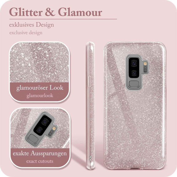 ONEFLOW Glitter Case Samsung Galaxy S9 Plus mit Glitzer Look – Weiteres Produktbild 2 ONEFLOW Glitter Case Samsung Galaxy S9 Plus mit Glitzer Look – Weiteres Produktbild 2