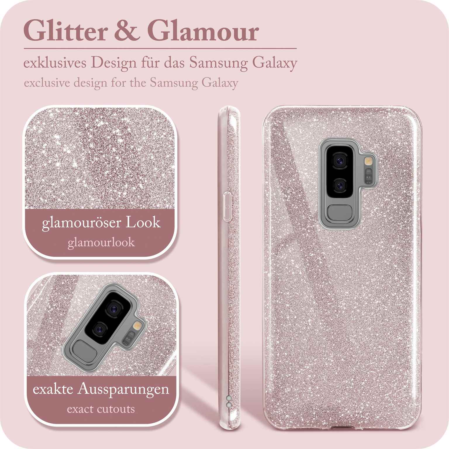 ONEFLOW Glitter Case Samsung Galaxy S9 Plus mit Glitzer Look – Weiteres Produktbild 2