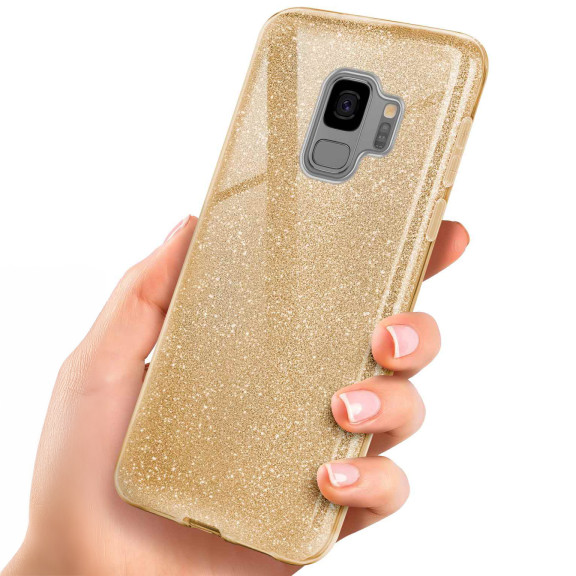 ONEFLOW Glitter Case Samsung Galaxy S9 mit Glitzer Look – Weiteres Produktbild 1