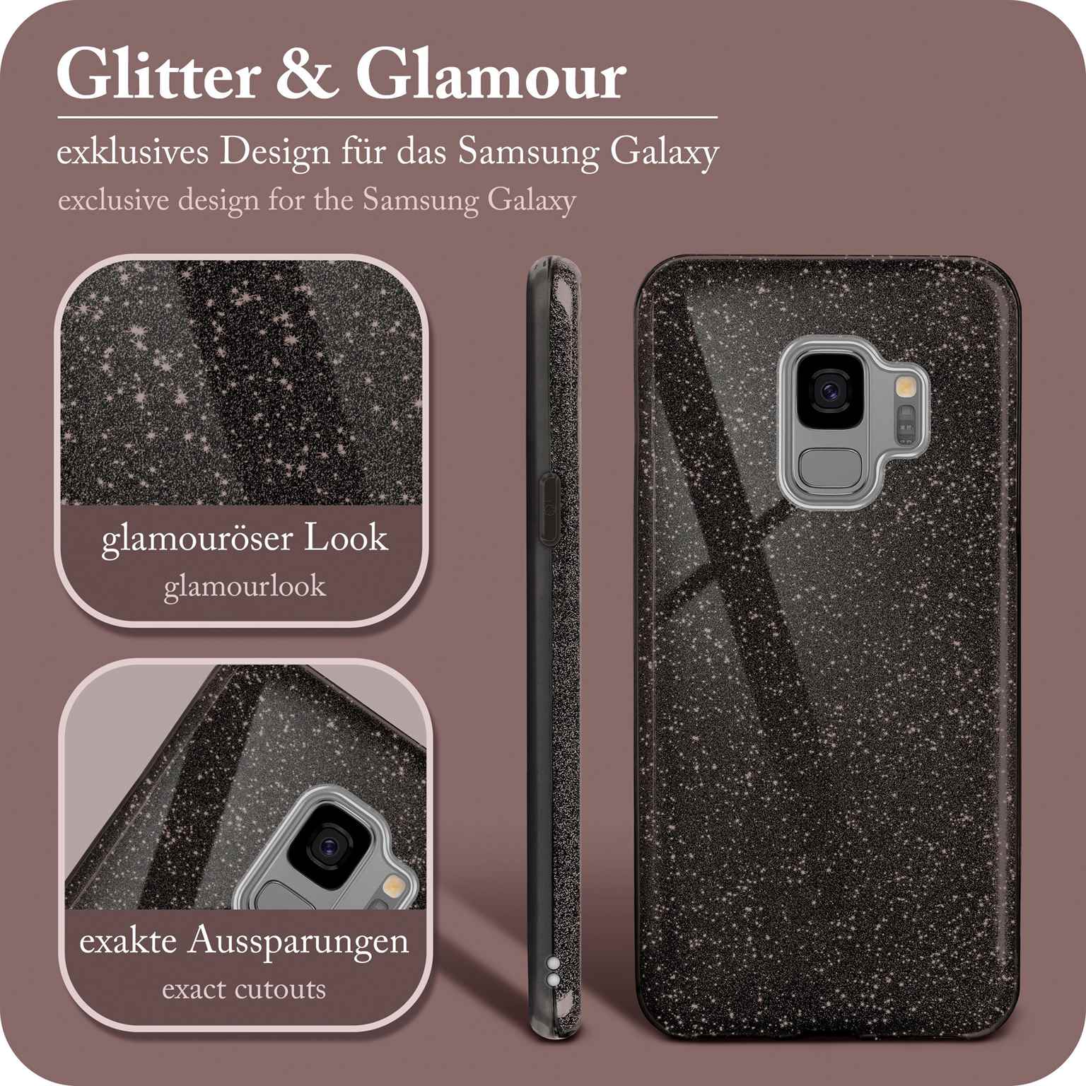 ONEFLOW Glitter Case Samsung Galaxy S9 mit Glitzer Look – Weiteres Produktbild 2