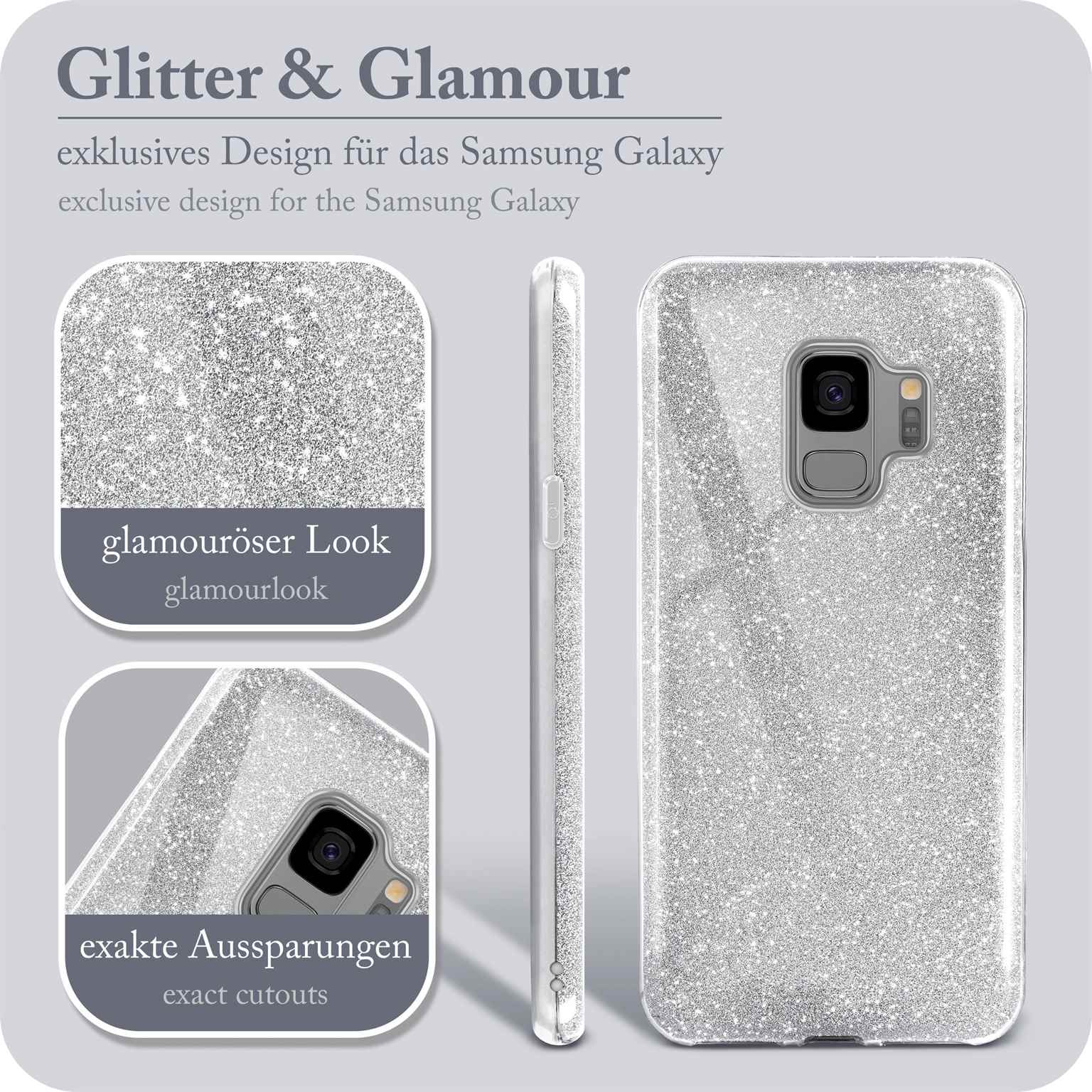 ONEFLOW Glitter Case Samsung Galaxy S9 mit Glitzer Look – Weiteres Produktbild 2