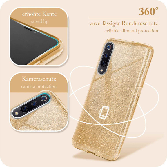 ONEFLOW Glitter Case Xiaomi Mi 9 mit Glitzer Look – Weiteres Produktbild 5