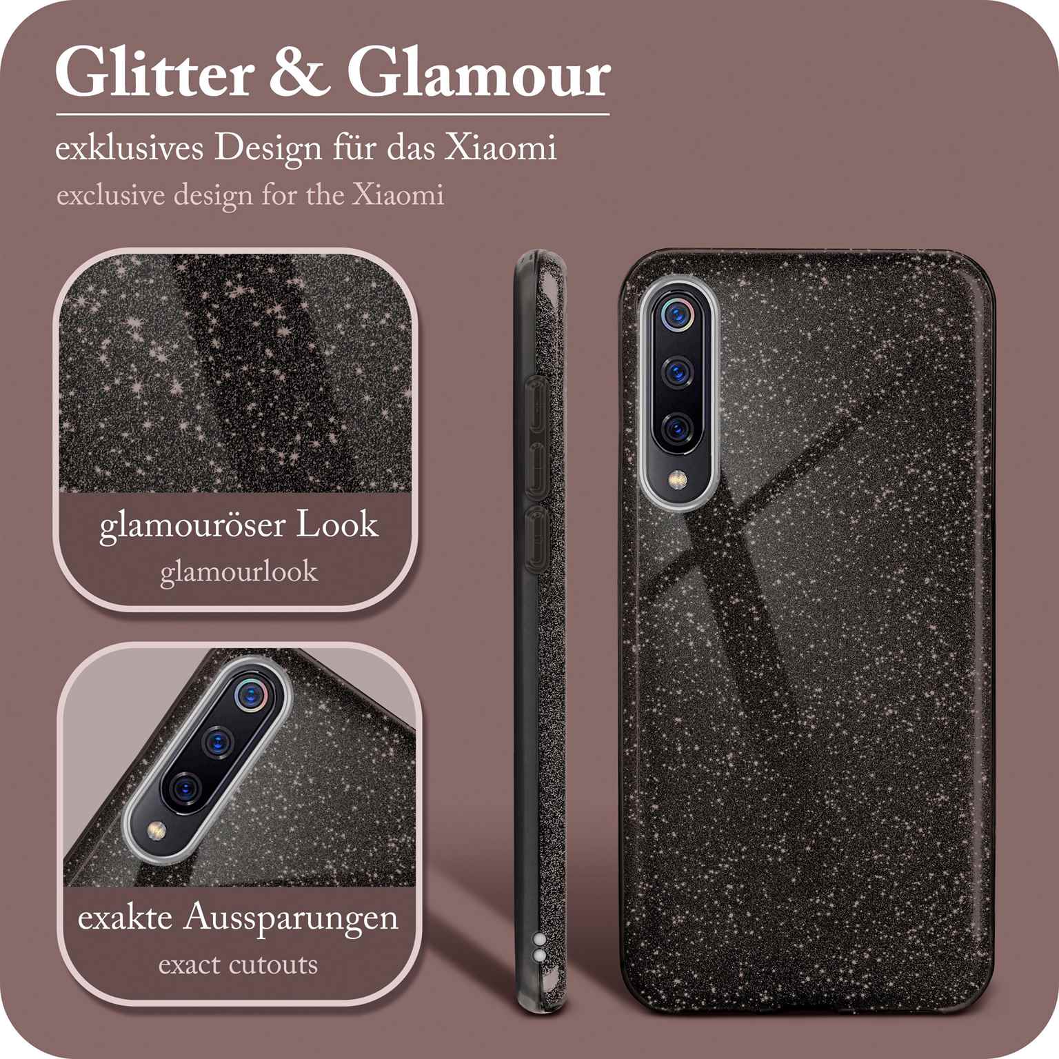 ONEFLOW Glitter Case Xiaomi Mi 9 mit Glitzer Look – Weiteres Produktbild 2
