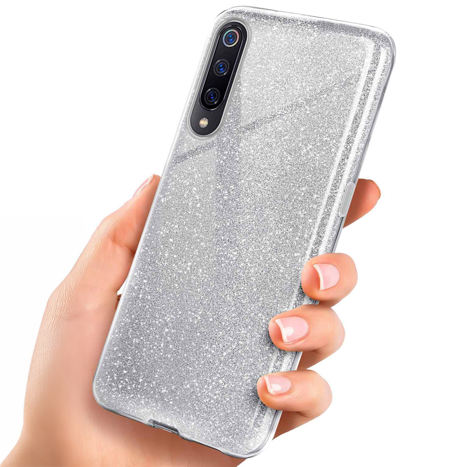 ONEFLOW Glitter Case Xiaomi Mi 9 Explorer mit Glitzer Look Hauptbild