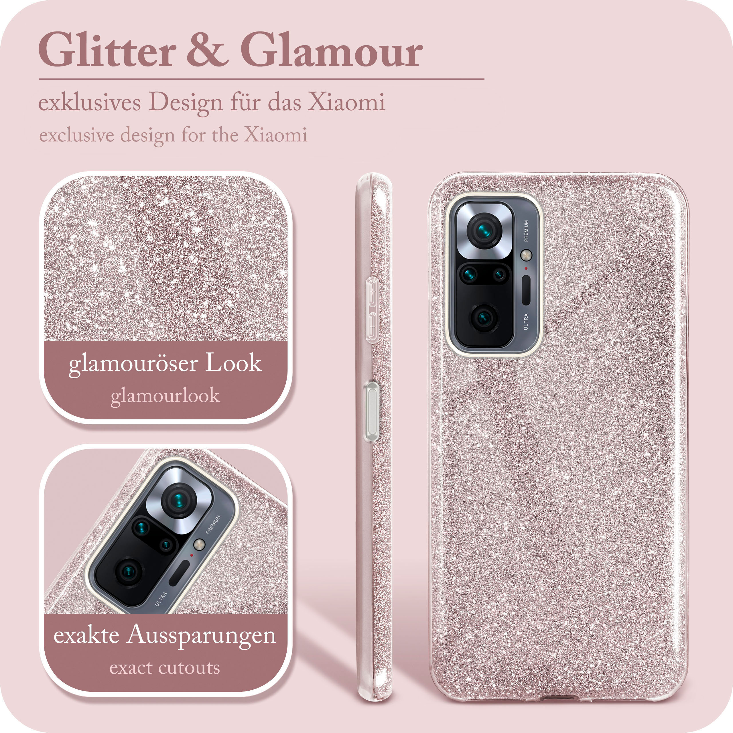 ONEFLOW Glitter Case Redmi Note 10 Pro mit Glitzer Look – Weiteres Produktbild 2 ONEFLOW Glitter Case Redmi Note 10 Pro mit Glitzer Look – Weiteres Produktbild 2