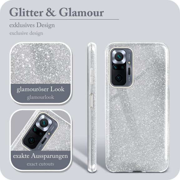 ONEFLOW Glitter Case Redmi Note 10 Pro mit Glitzer Look – Weiteres Produktbild 2 ONEFLOW Glitter Case Redmi Note 10 Pro mit Glitzer Look – Weiteres Produktbild 2