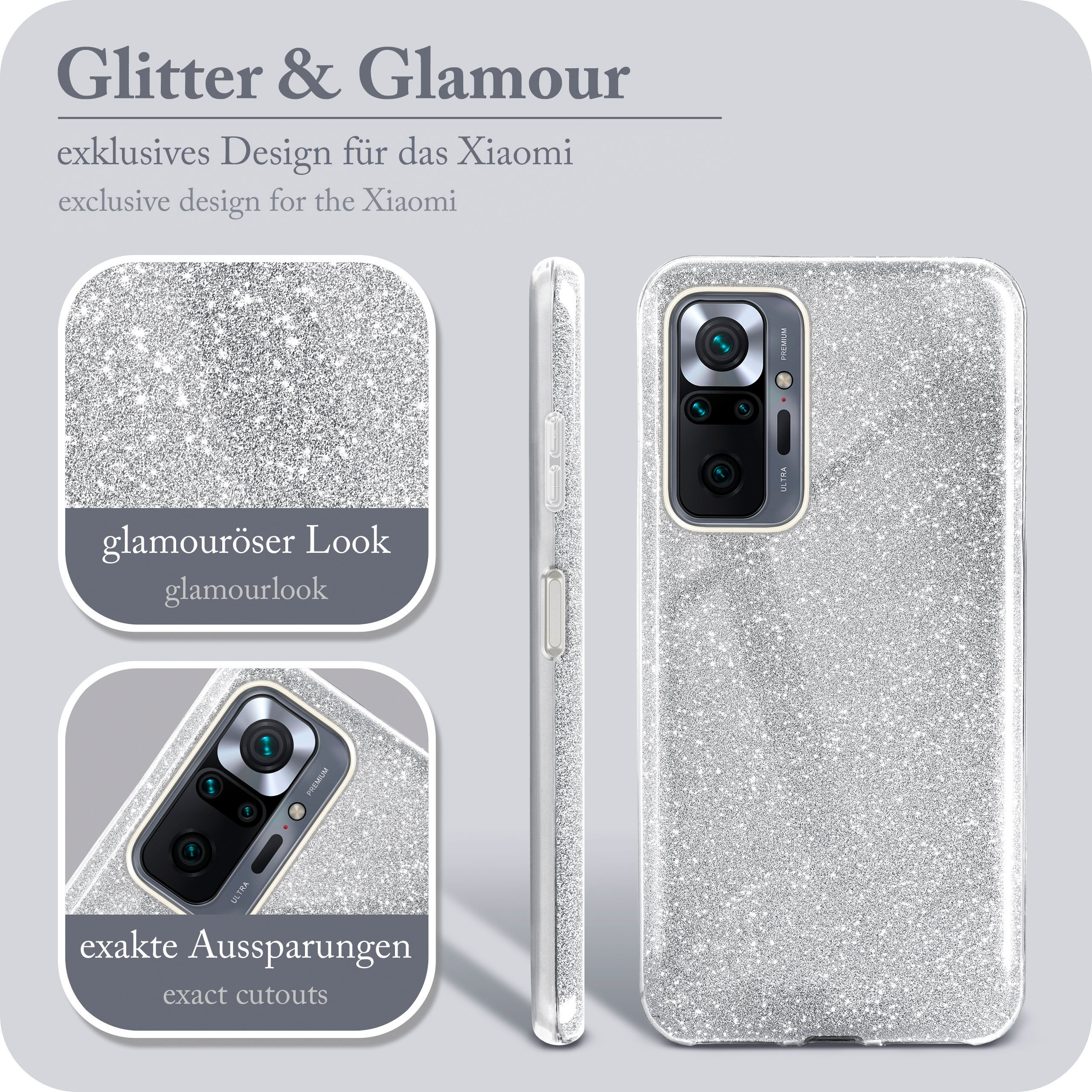 ONEFLOW Glitter Case Redmi Note 10 Pro mit Glitzer Look – Weiteres Produktbild 2 ONEFLOW Glitter Case Redmi Note 10 Pro mit Glitzer Look – Weiteres Produktbild 2