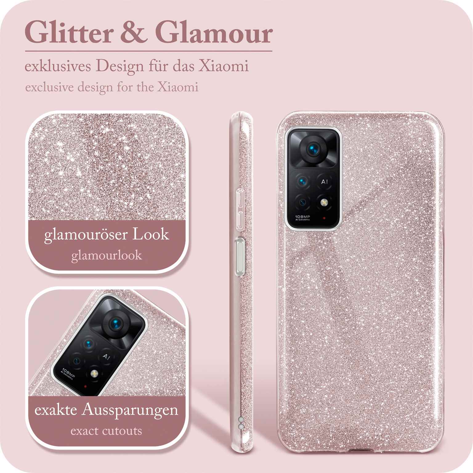 ONEFLOW Glitter Case Redmi Note 11 Pro mit Glitzer Look – Weiteres Produktbild 2 ONEFLOW Glitter Case Redmi Note 11 Pro mit Glitzer Look – Weiteres Produktbild 2