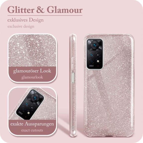 ONEFLOW Glitter Case Redmi Note 11 Pro 5G mit Glitzer Look – Weiteres Produktbild 2 ONEFLOW Glitter Case Redmi Note 11 Pro 5G mit Glitzer Look – Weiteres Produktbild 2
