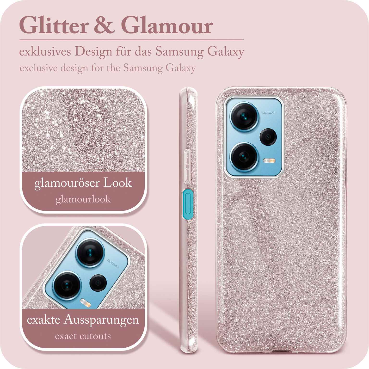 ONEFLOW Glitter Case Redmi Note 12 5G mit Glitzer Look – Weiteres Produktbild 2 ONEFLOW Glitter Case Redmi Note 12 5G mit Glitzer Look – Weiteres Produktbild 2