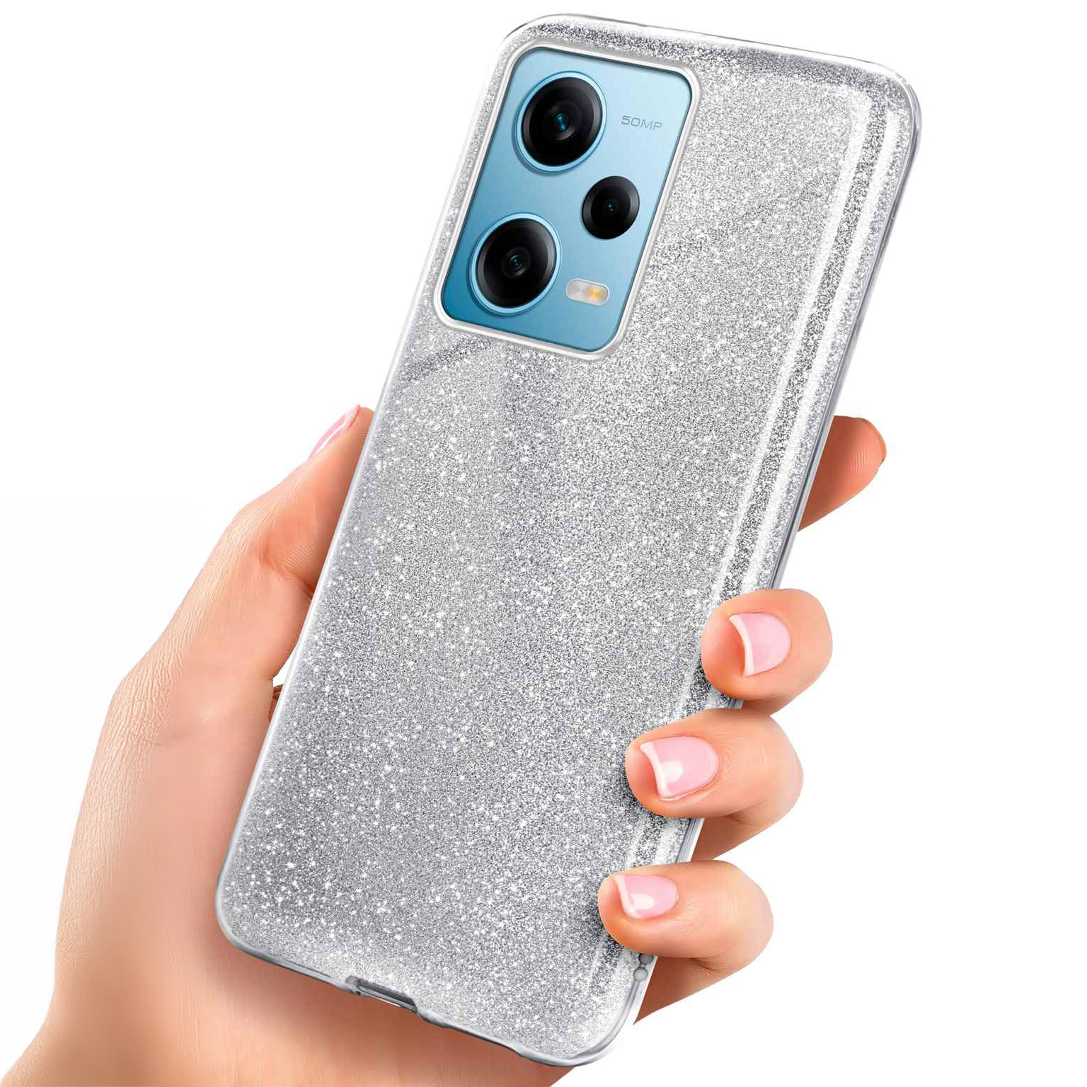 ONEFLOW Glitter Case Redmi Note 12 Pro 5G mit Glitzer Look – Weiteres Produktbild 1