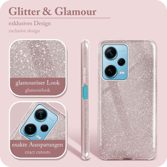 ONEFLOW Glitter Case Redmi Note 12 Pro+ 5G mit Glitzer Look – Weiteres Produktbild 2 ONEFLOW Glitter Case Redmi Note 12 Pro+ 5G mit Glitzer Look – Weiteres Produktbild 2