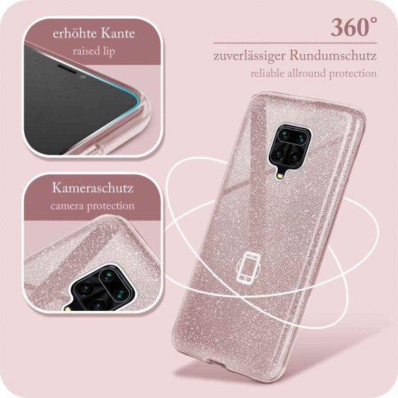 ONEFLOW Glitter Case Redmi Note 9 Pro mit Glitzer Look – Weiteres Produktbild 5 ONEFLOW Glitter Case Redmi Note 9 Pro mit Glitzer Look – Weiteres Produktbild 5