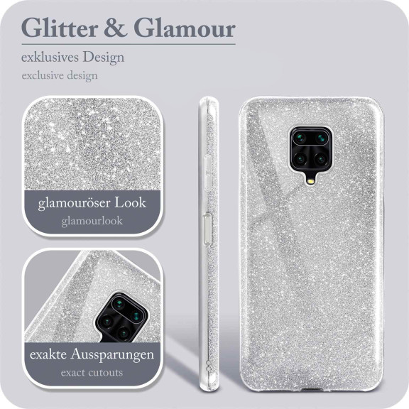 ONEFLOW Glitter Case Redmi Note 9 Pro mit Glitzer Look – Weiteres Produktbild 2 ONEFLOW Glitter Case Redmi Note 9 Pro mit Glitzer Look – Weiteres Produktbild 2