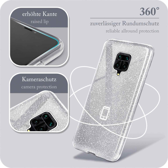 ONEFLOW Glitter Case Redmi Note 9 Pro mit Glitzer Look – Weiteres Produktbild 5 ONEFLOW Glitter Case Redmi Note 9 Pro mit Glitzer Look – Weiteres Produktbild 5