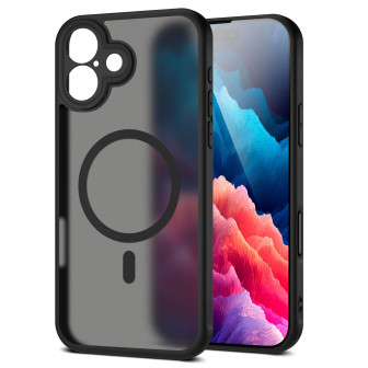 moex Halo Case iPhone 16 Plus MagSafe Bumper Hülle – Schwarz