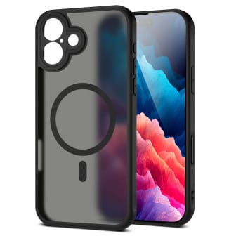 moex Halo Case iPhone 16 Plus MagSafe Bumper Hülle – Schwarz moex Halo Case iPhone 16 Plus MagSafe Bumper Hülle – Schwarz