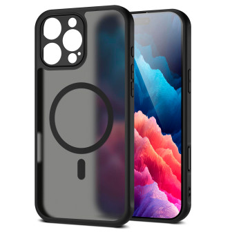 moex Halo Case iPhone 16 Pro Max MagSafe Bumper Hülle – Schwarz