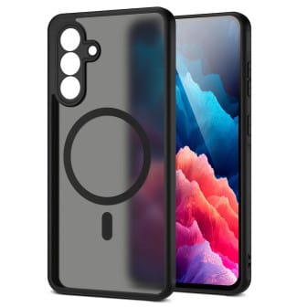 moex Halo Case Samsung Galaxy A37 5G MagSafe Bumper Hülle – Schwarz moex Halo Case Samsung Galaxy A37 5G MagSafe Bumper Hülle – Schwarz