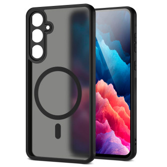 moex Halo Case Samsung Galaxy A55 5G MagSafe Bumper Hülle – Schwarz