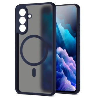 moex Halo Case Samsung Galaxy A56 5G MagSafe Bumper Hülle – Blau moex Halo Case Samsung Galaxy A56 5G MagSafe Bumper Hülle – Blau
