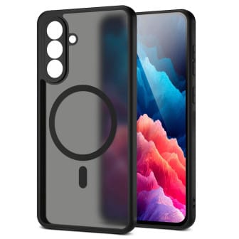 moex Halo Case Samsung Galaxy A56 5G MagSafe Bumper Hülle – Schwarz moex Halo Case Samsung Galaxy A56 5G MagSafe Bumper Hülle – Schwarz