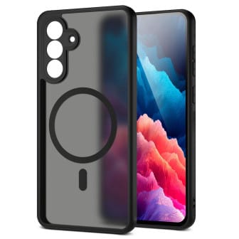 moex Halo Case Samsung Galaxy A57 5G MagSafe Bumper Hülle – Schwarz moex Halo Case Samsung Galaxy A57 5G MagSafe Bumper Hülle – Schwarz