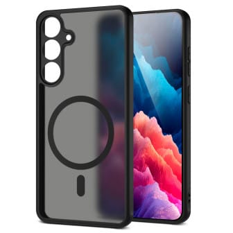 moex moex Halo Case Samsung Galaxy S25 Edge MagSafe Bumper Hülle – Schwarz