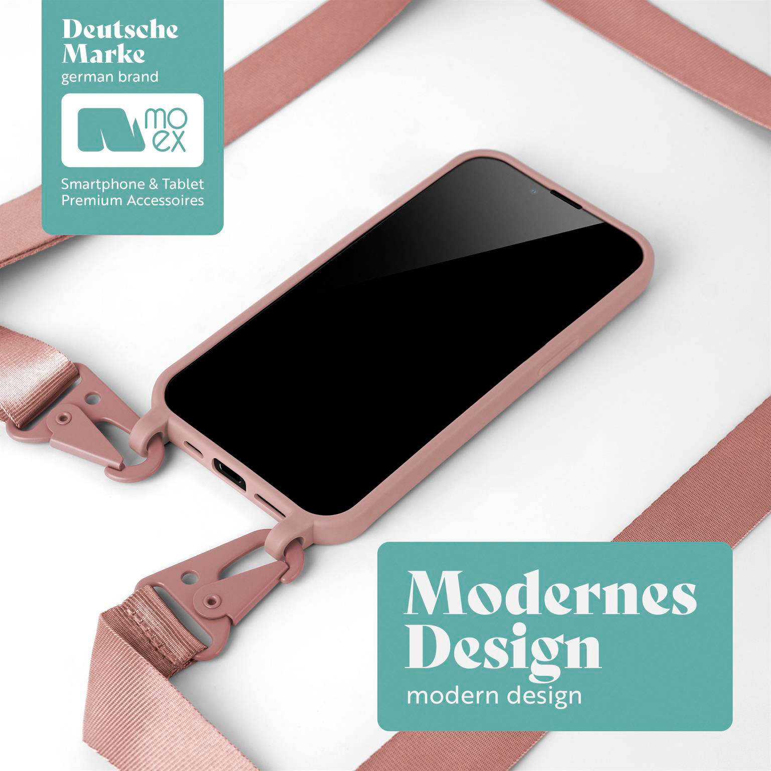 moex Hover Cover iPhone 15 Pro Max Handyband breit – Weiteres Produktbild 5