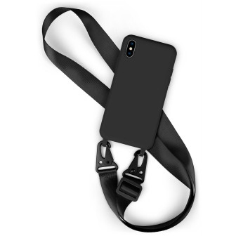 moex Hover Cover iPhone XR Handyband breit – SCHWARZ