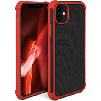 moex Leap Case iPhone 11 mit Kanten- & Kameraschutz – Black Fire moex Leap Case iPhone 11 mit Kanten- & Kameraschutz – Black Fire