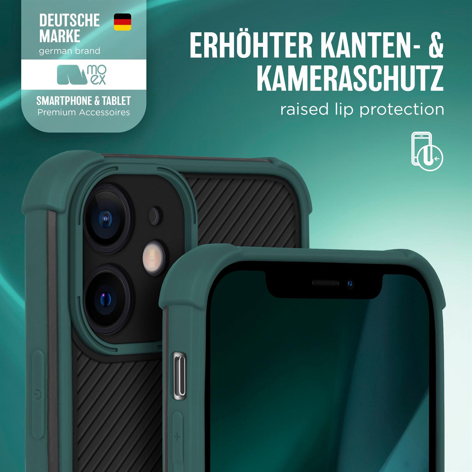 moex Leap Case iPhone 12 mini mit Kanten- & Kameraschutz – Weiteres Produktbild 2