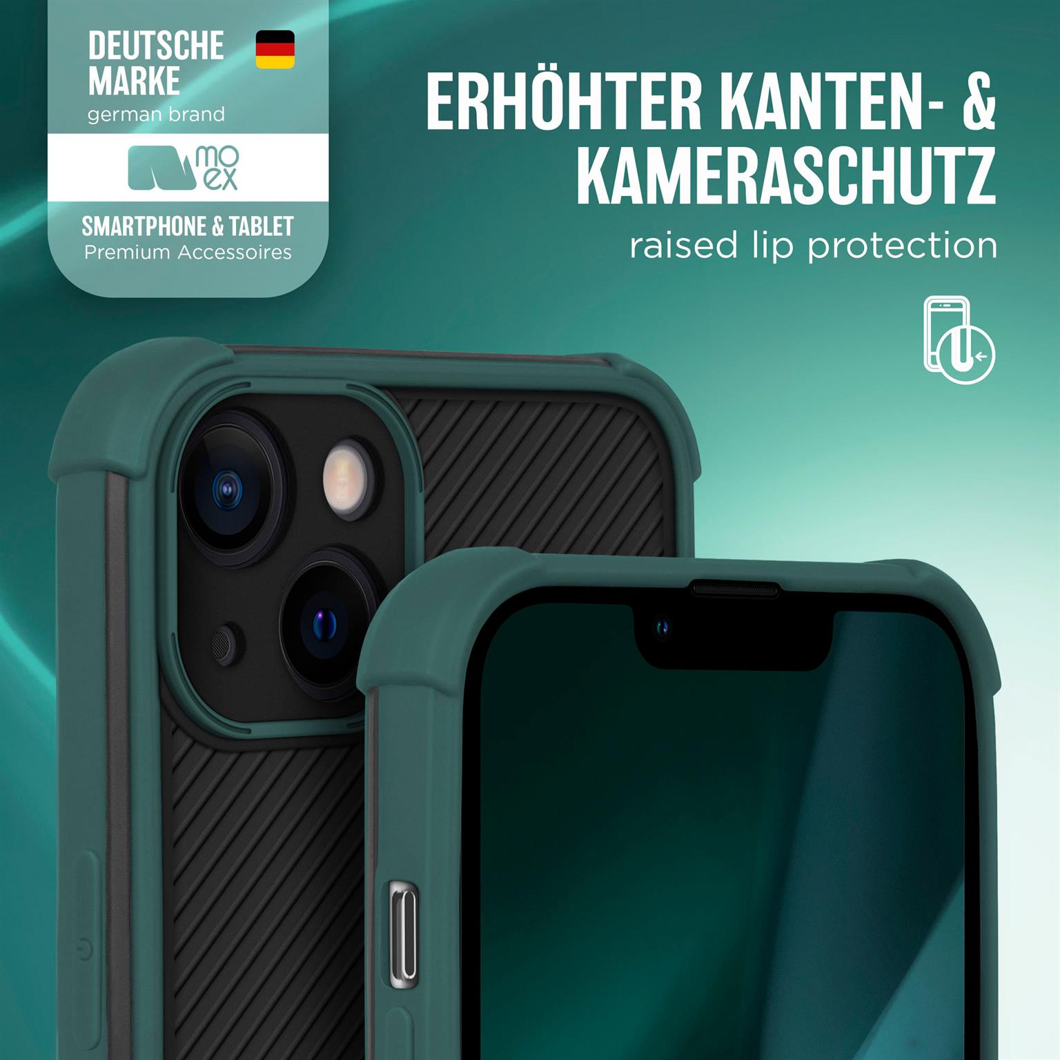 moex Leap Case iPhone 13 mit Kanten- & Kameraschutz – Weiteres Produktbild 3
