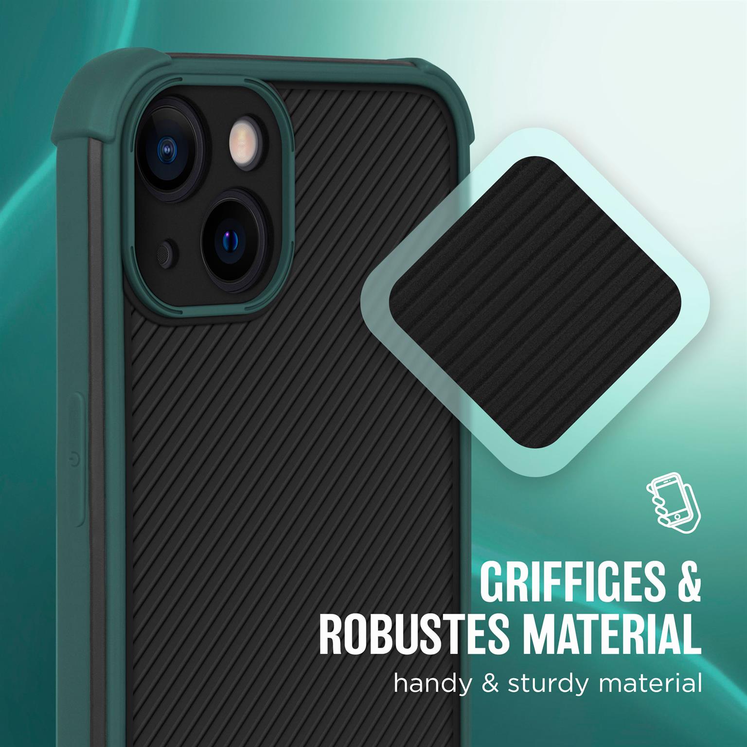 moex Leap Case iPhone 13 mit Kanten- & Kameraschutz – Weiteres Produktbild 5