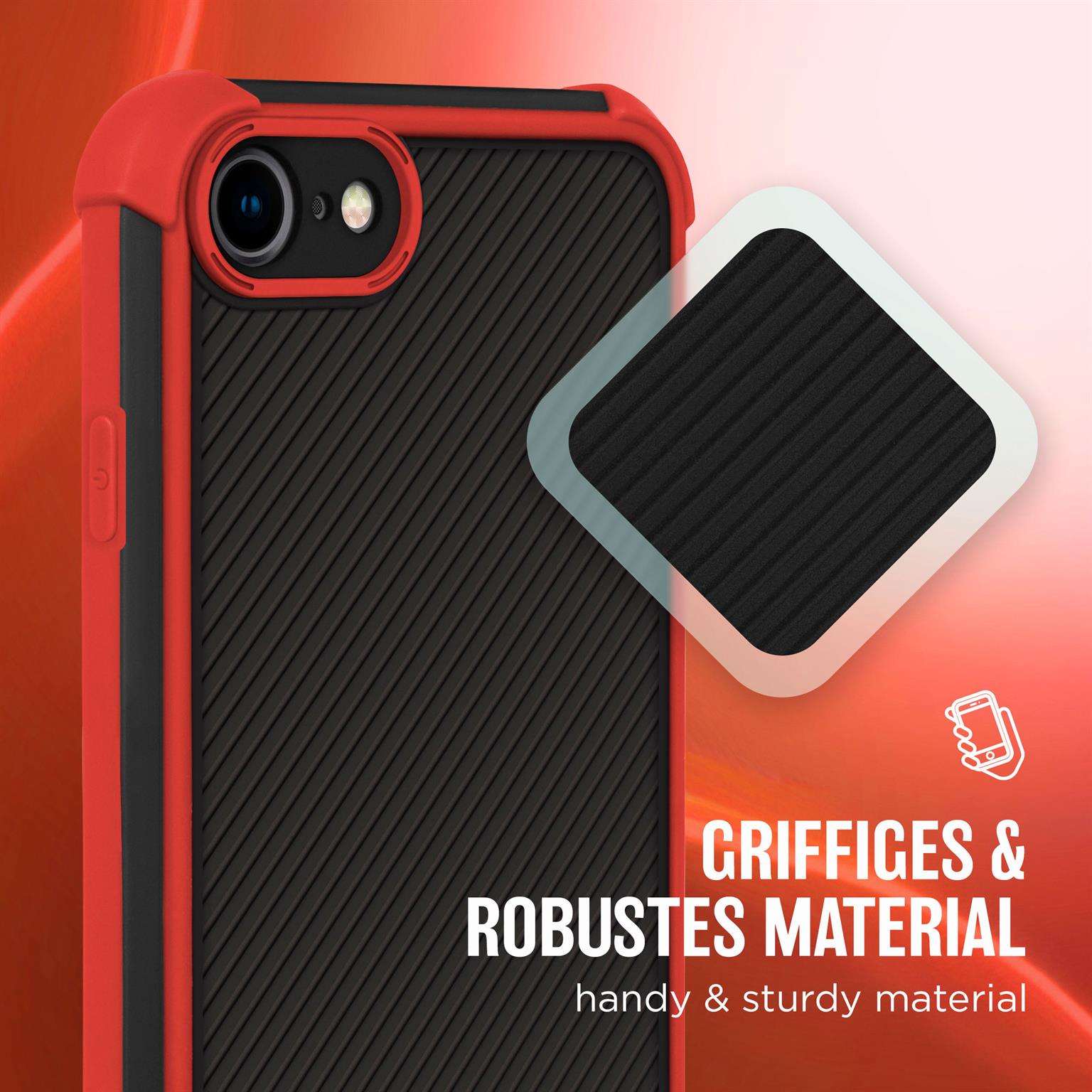 moex Leap Case iPhone SE (2020) mit Kanten- & Kameraschutz – Weiteres Produktbild 4