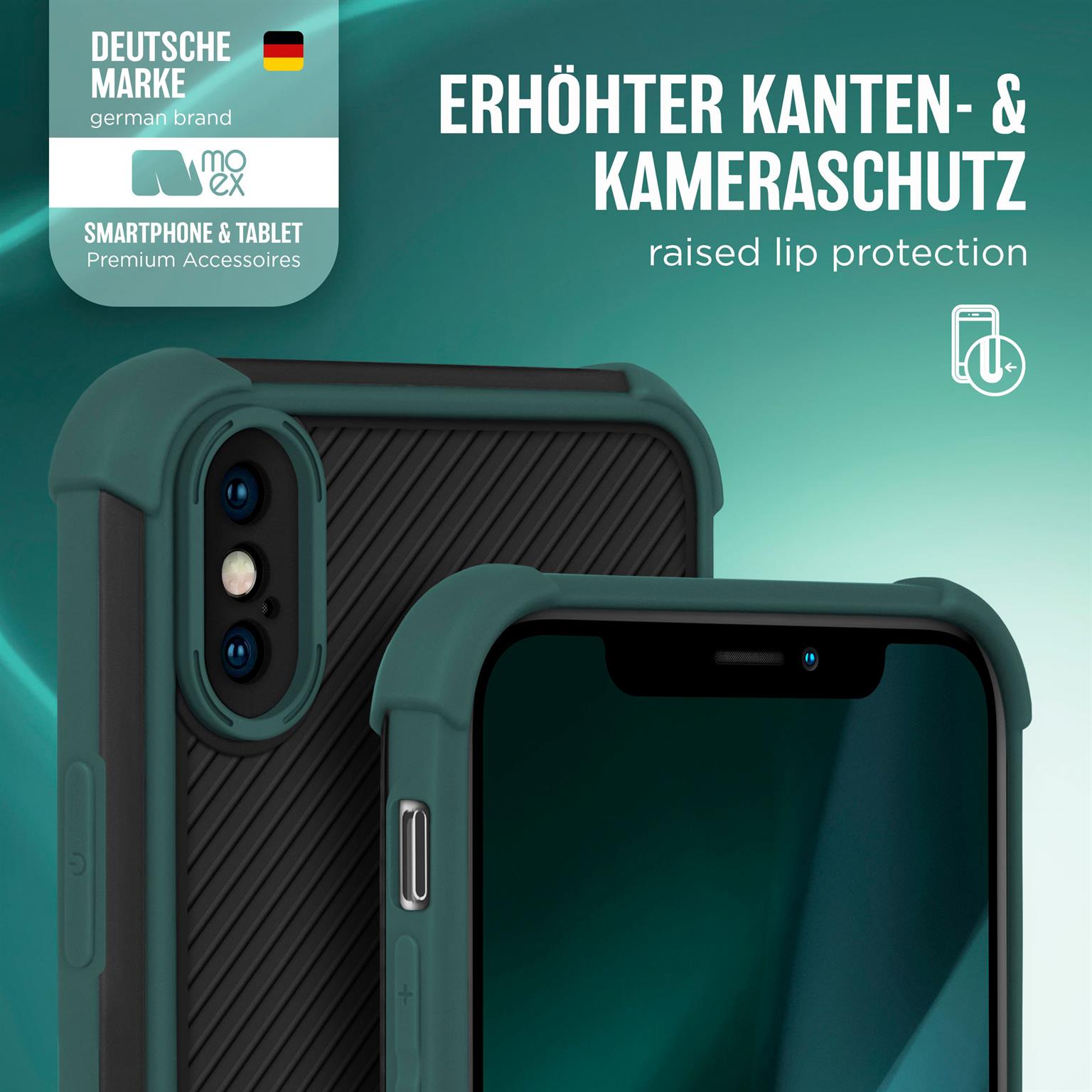 moex Leap Case iPhone X mit Kanten- & Kameraschutz – Weiteres Produktbild 3 moex Leap Case iPhone X mit Kanten- & Kameraschutz – Weiteres Produktbild 3