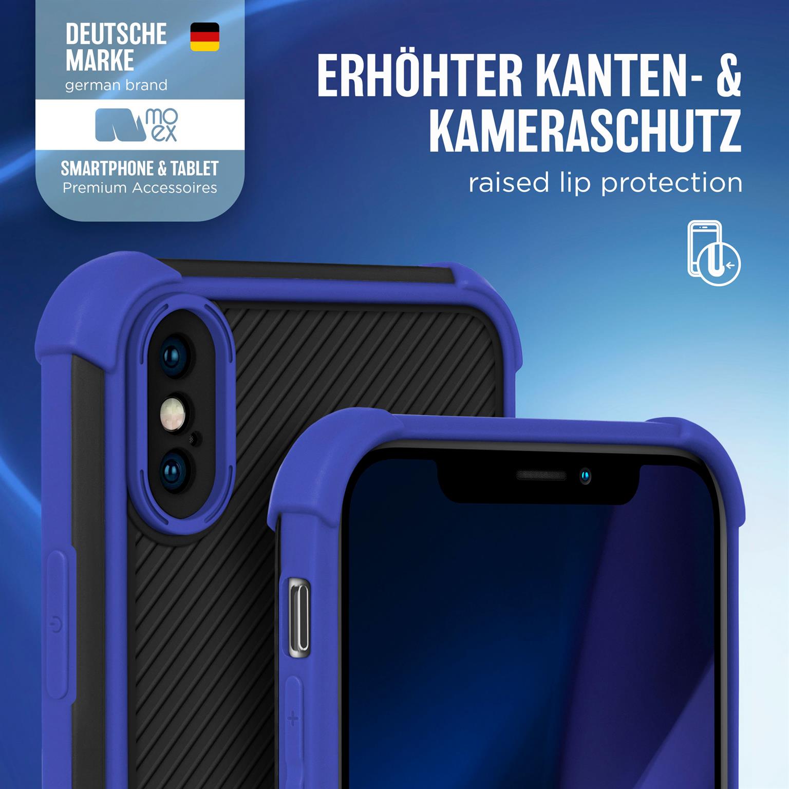 moex Leap Case iPhone XS mit Kanten- & Kameraschutz – Weiteres Produktbild 3