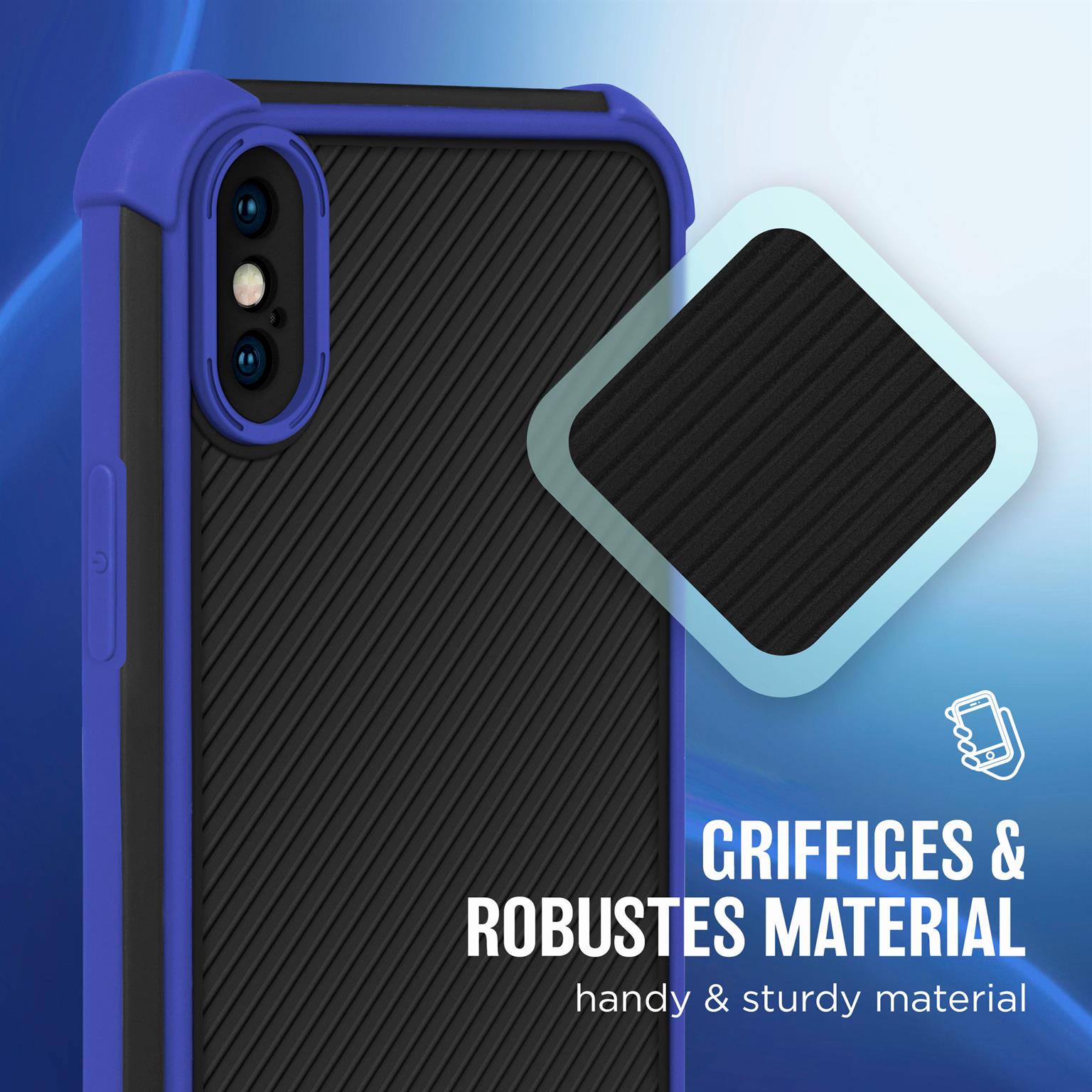 moex Leap Case iPhone XS mit Kanten- & Kameraschutz – Weiteres Produktbild 5