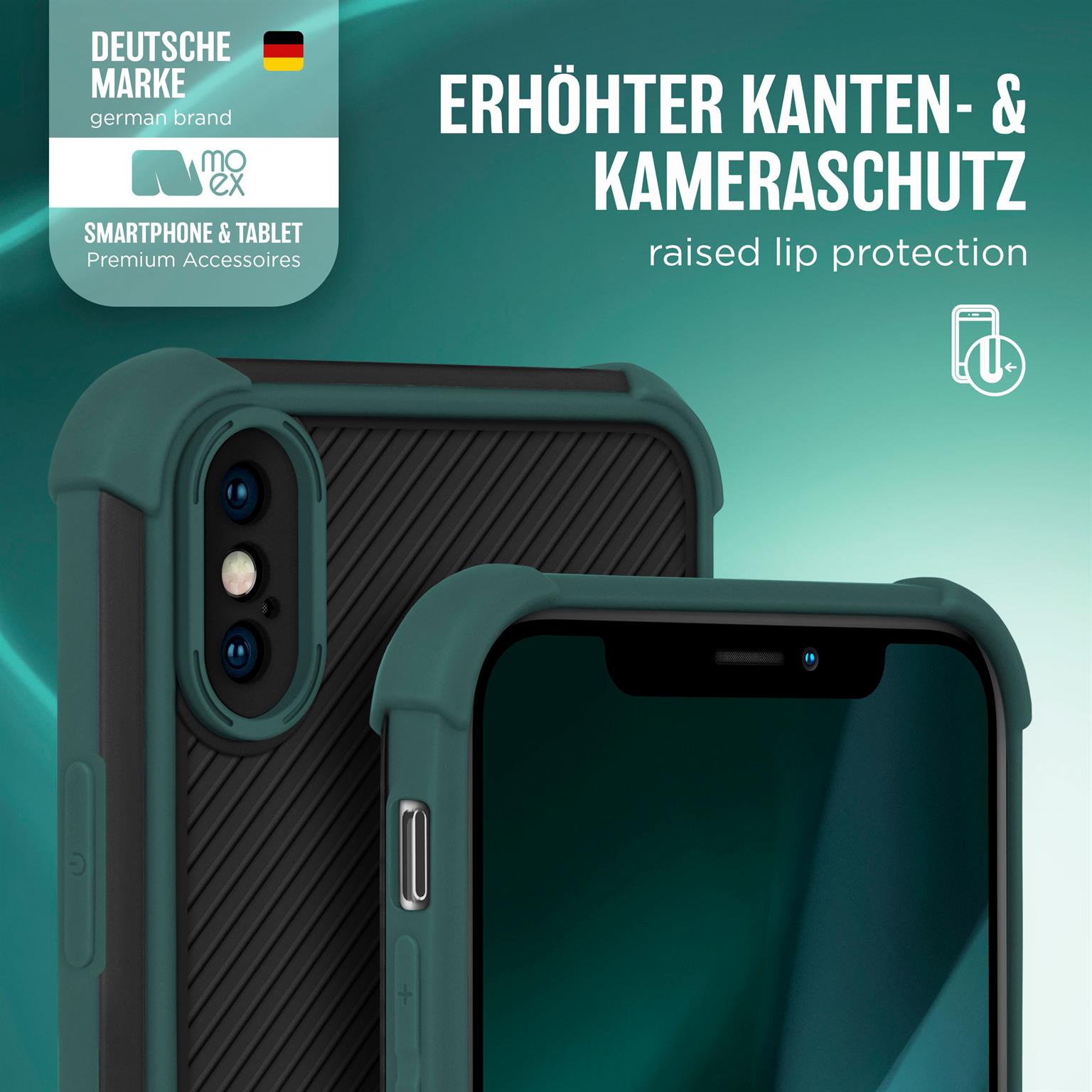 moex Leap Case iPhone XS mit Kanten- & Kameraschutz – Weiteres Produktbild 3 moex Leap Case iPhone XS mit Kanten- & Kameraschutz – Weiteres Produktbild 3