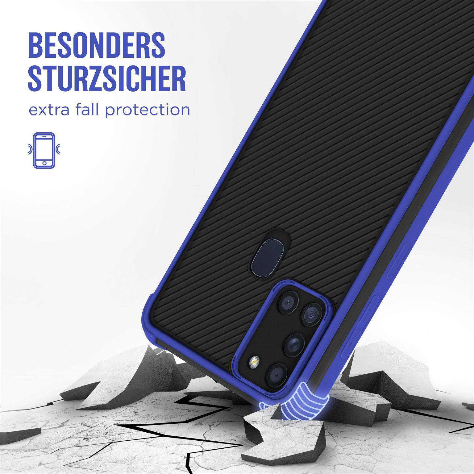 moex Leap Case Samsung Galaxy A21s mit Kanten- & Kameraschutz – Weiteres Produktbild 3