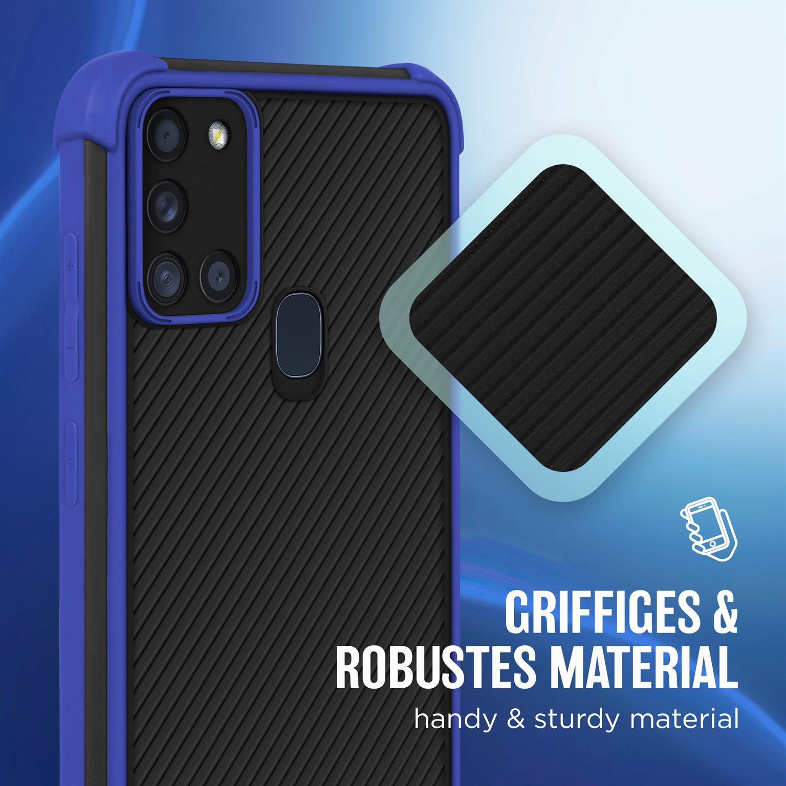 moex Leap Case Samsung Galaxy A21s mit Kanten- & Kameraschutz – Weiteres Produktbild 4