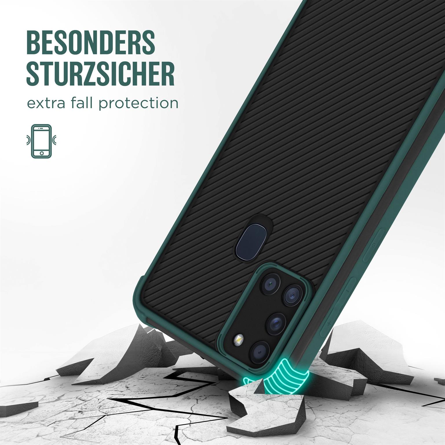 moex Leap Case Samsung Galaxy A21s mit Kanten- & Kameraschutz – Weiteres Produktbild 4 moex Leap Case Samsung Galaxy A21s mit Kanten- & Kameraschutz – Weiteres Produktbild 4