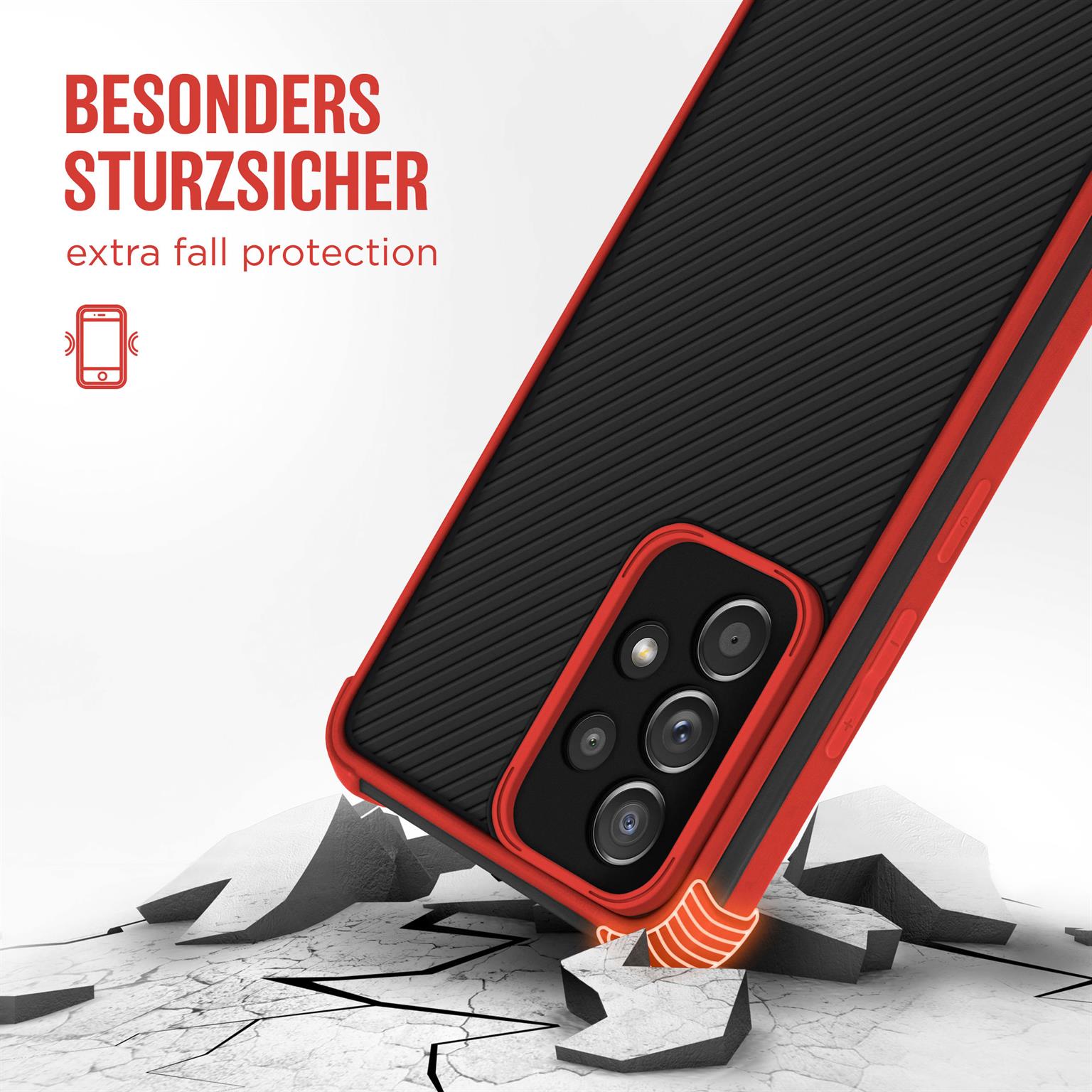 moex Leap Case Samsung Galaxy A52s 5G mit Kanten- & Kameraschutz – Weiteres Produktbild 3
