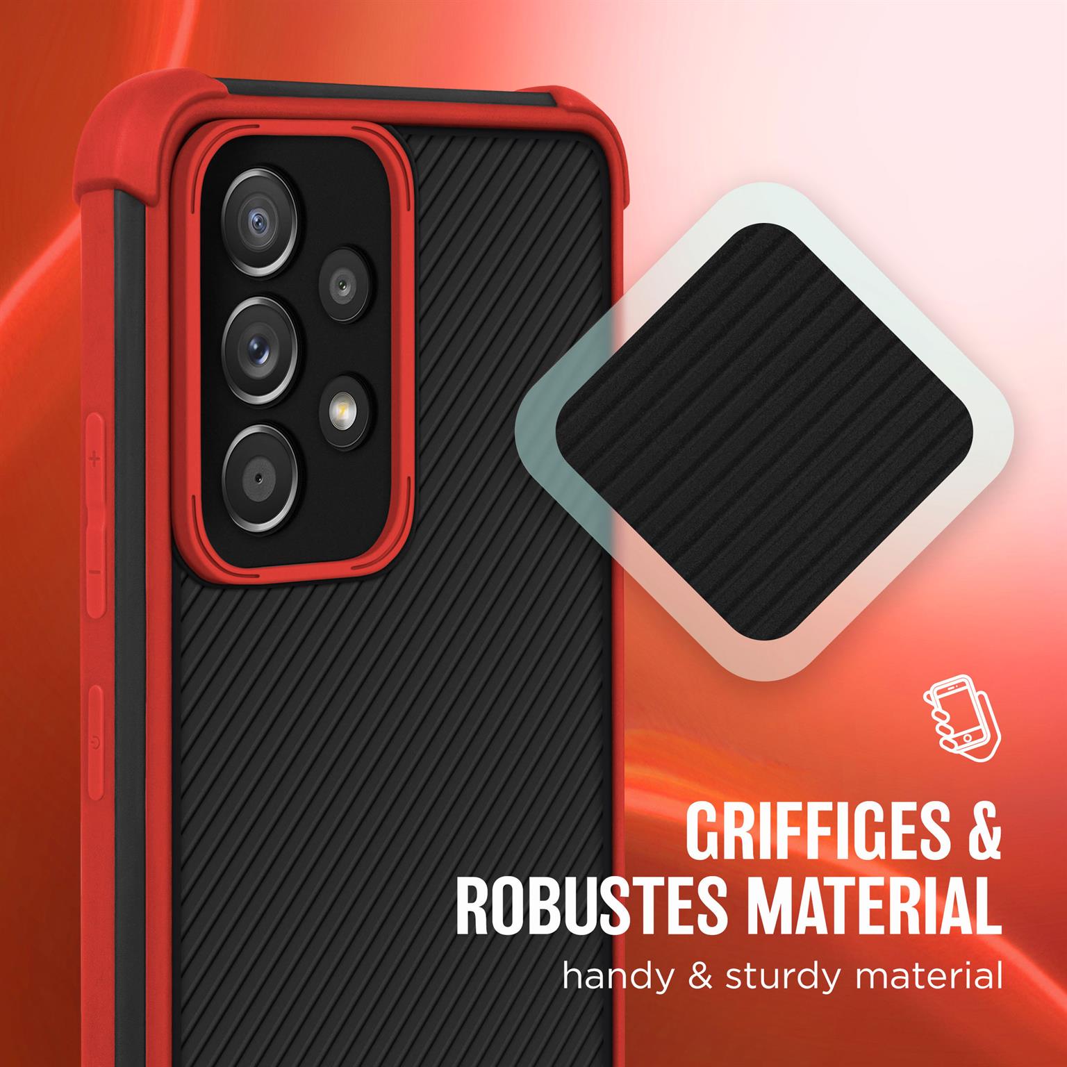 moex Leap Case Samsung Galaxy A52s 5G mit Kanten- & Kameraschutz – Weiteres Produktbild 4